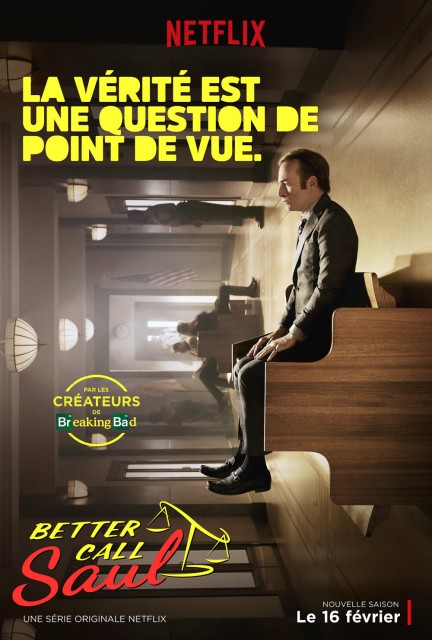 Affiche de la saison 2 de Better Call Saul par Netflix
